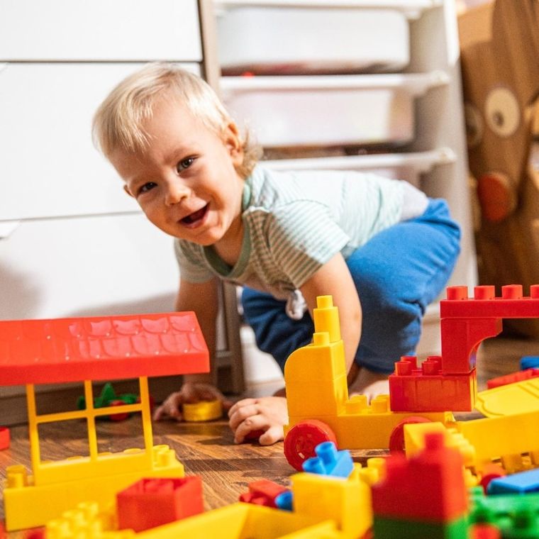 Wader, Kids Blocks, klocki konstrukcyjne, 50 elementów