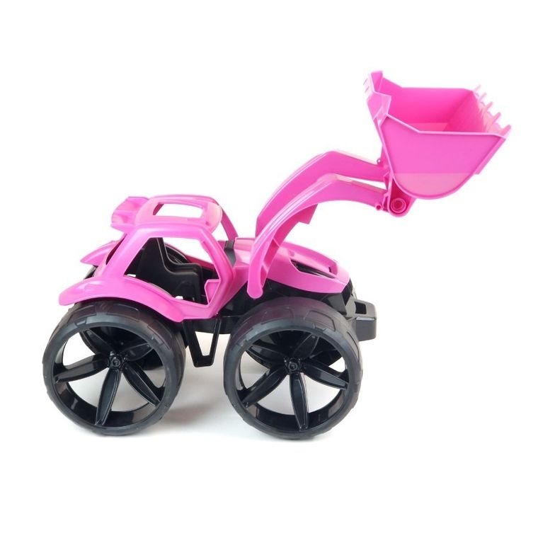 Wader, Maximus, spychacz, różowy, 68 cm