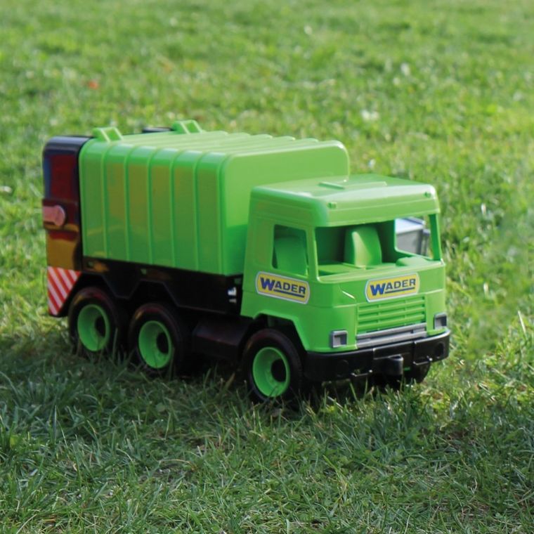 Wader, Middle Truck, śmieciarka, zielona