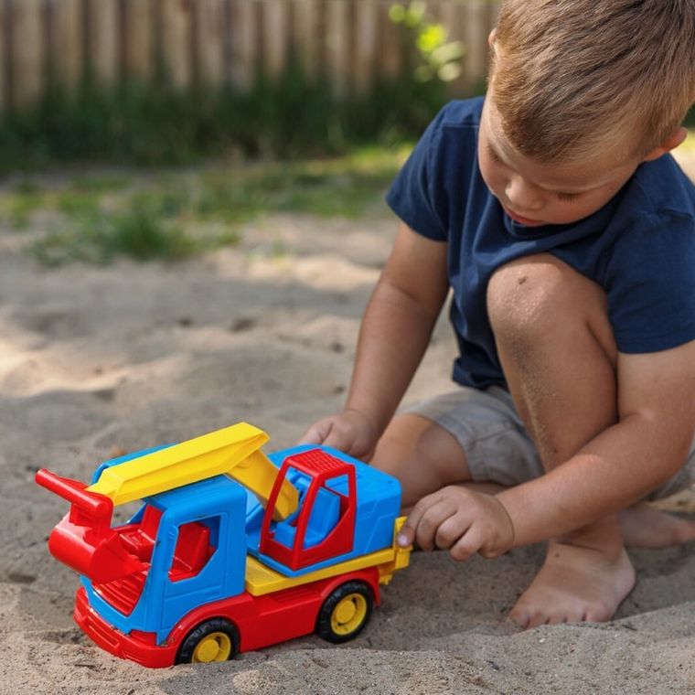 Wader, Tech Truck, Koparka, 27 cm