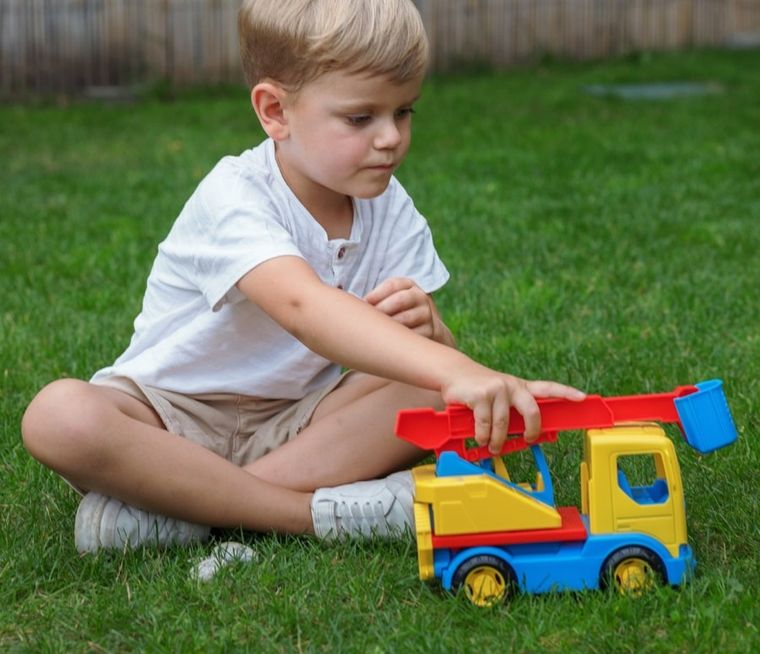 Wader, Tech Truck, podnośnik z wysięgnikiem, 29 cm