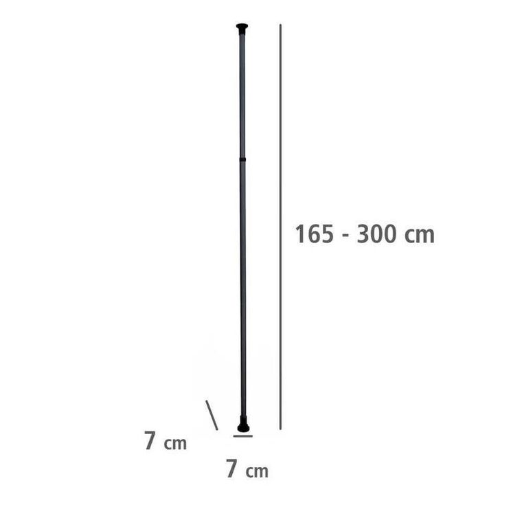 Wenko, drążek do garderoby, szyna do szafy Herkules, 165-300 cm