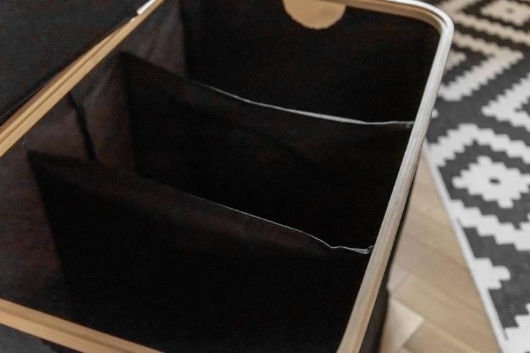 Wenko, kosz na pranie, bambus, 57-50-37, Trio Ecori