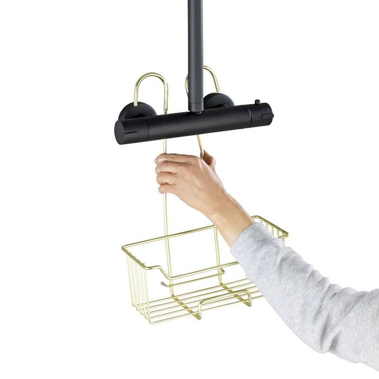 Wenko, Milo, koszyk łazienkowy, do montażu na baterii wannowej