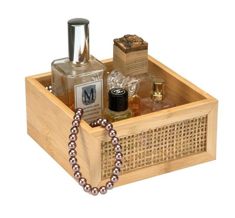 Wenko, taca na kosmetyki, Allegre bamboo, 15-7-15 cm