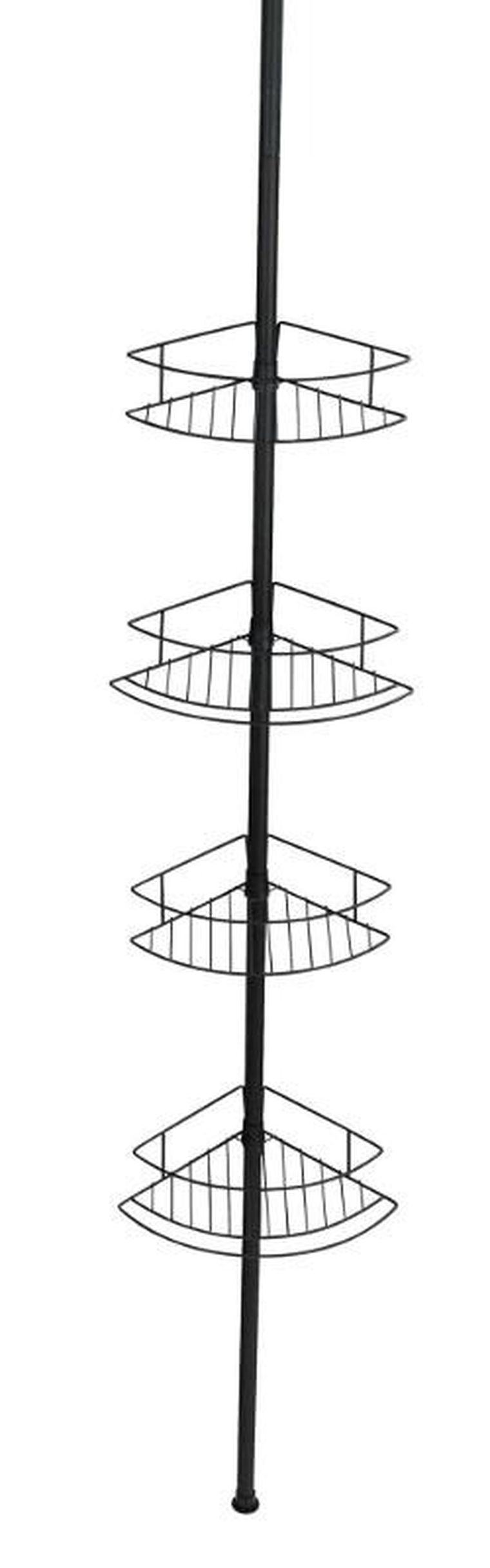 Wenko, teleskopowa półka pod prysznic, Dolcedo, 4 poziomy