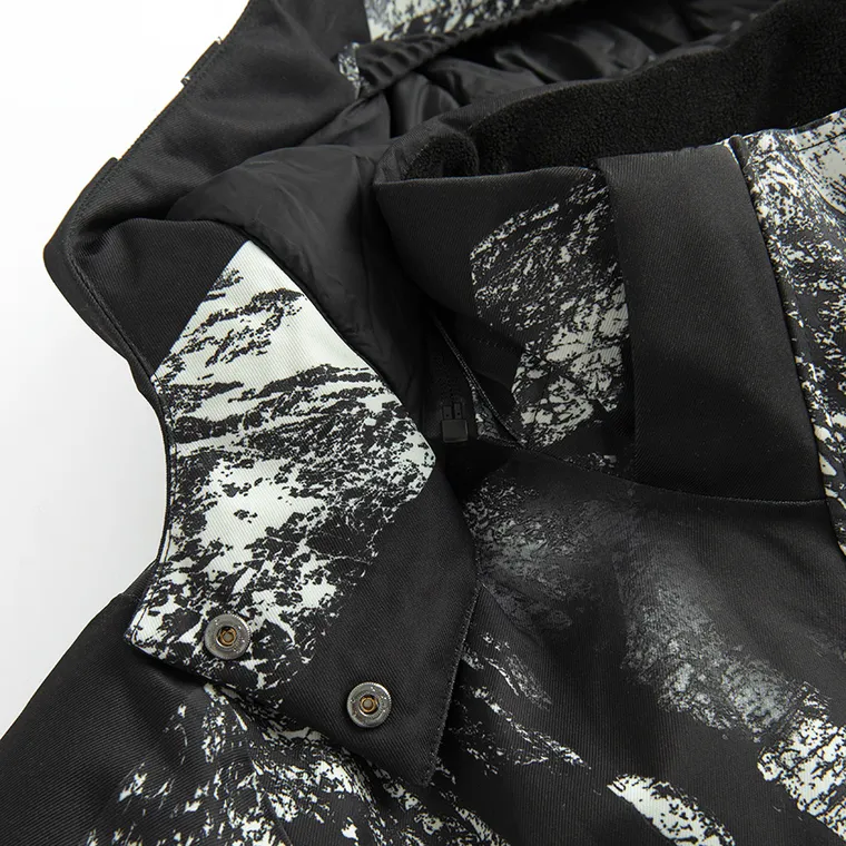 Wodoszczelna kurtka narciarska unisex oversize z kapturem NOWEAR