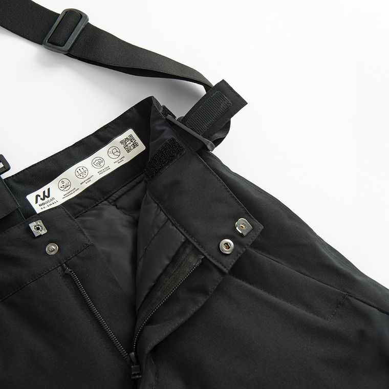 Wodoszczelne spodnie narciarskie unisex na szelkach NOWEAR