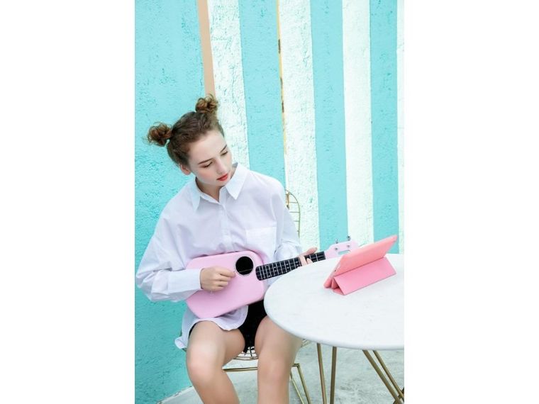 Xiaomi, Populele 2, Smart Ukulele, Bluetooth 4.0, różowe