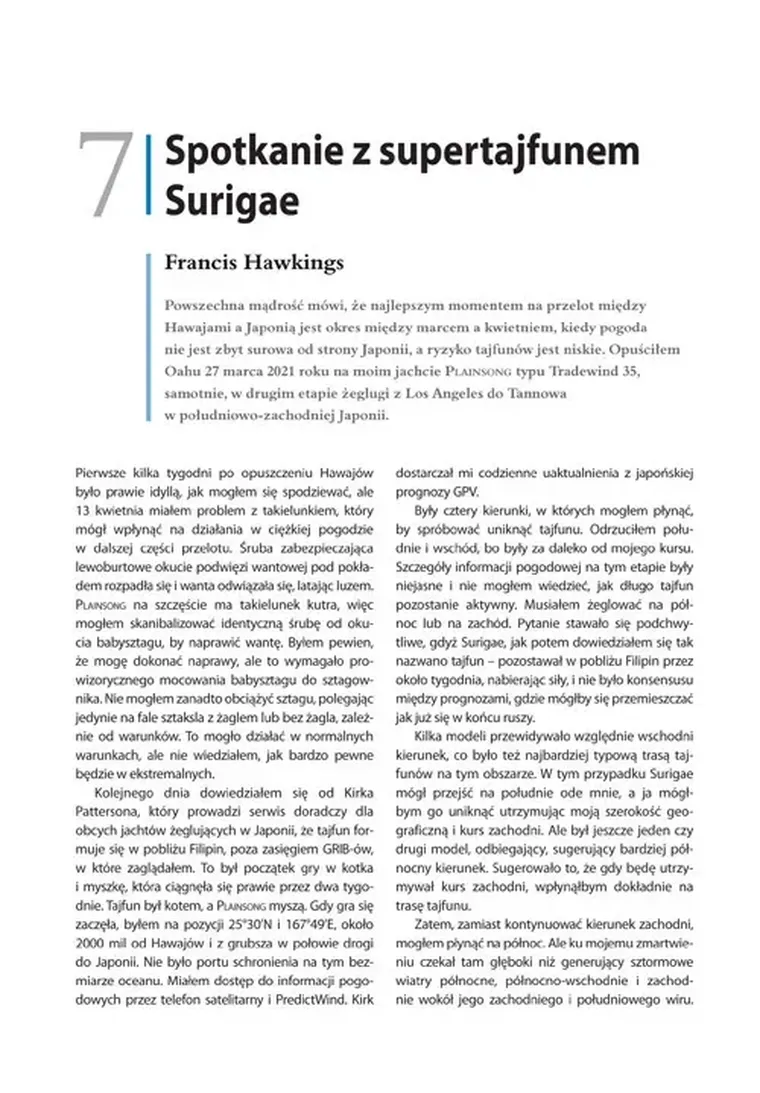 Żeglowanie w trudnych warunkach