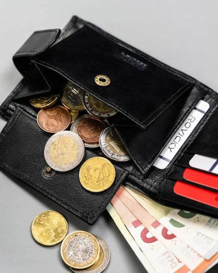 Zestaw: Portfel, Brelok, czarny, skórzany, Rovicky