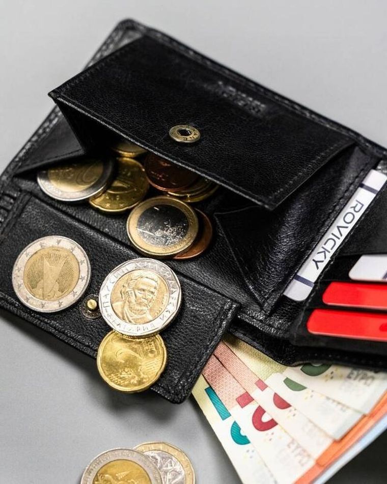 Zestaw: Portfel, Brelok, czarny, skórzany, Rovicky