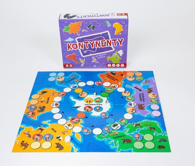 Zielona Sowa, Kontynenty, gra edukacyjna