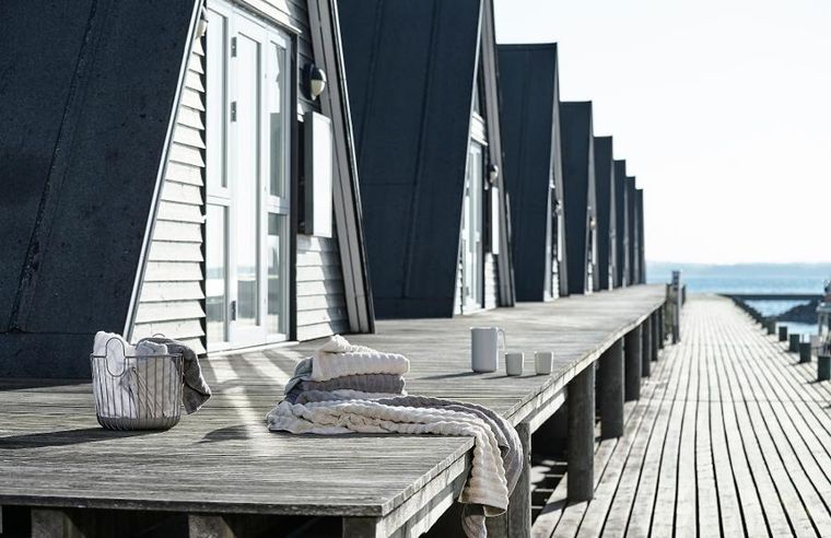 Zone Denmark, Inu, ręcznik łazienkowy, soft grey, 140-70 cm