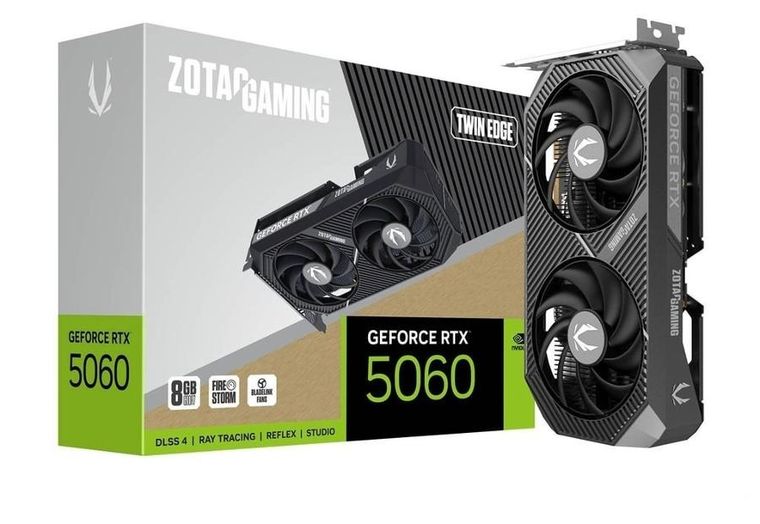 Zotac, karta graficzna, GeForce RTX 5060 TWIN EDGE 8GB GDDR7 128bit 3DP/HDMI