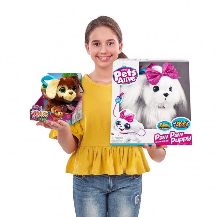 Zuru, Pets Alive, Wesoły Chodzący Piesek, maskotka interaktywna