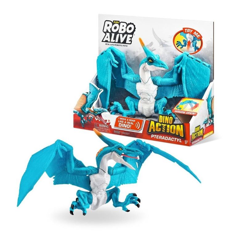 Zuru, Robo Alive, figurka interaktywna, Dino Action, Pterodaktyl