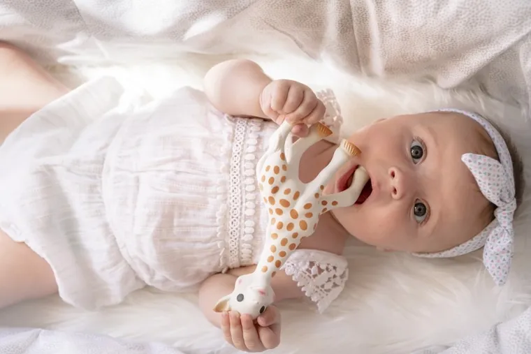 Żyrafa Sophie, So Pure, gryzak z naturalnego kauczuku