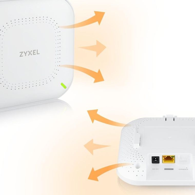 Zyxel, punkt dostępowy, Wi-Fi 6, NWA50AX 2.4GHz(2-2)/5GHz(2-2) PoE+ 1-1G