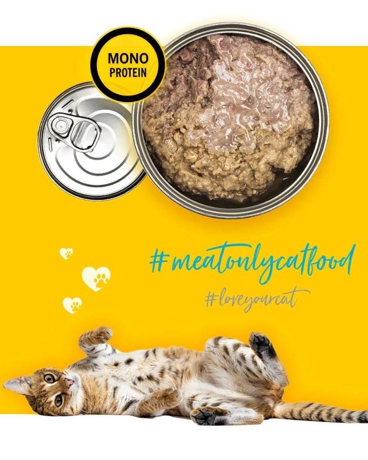 3coty, kurczak z sercami, karma mokra dla dorosłych kotów, 80g