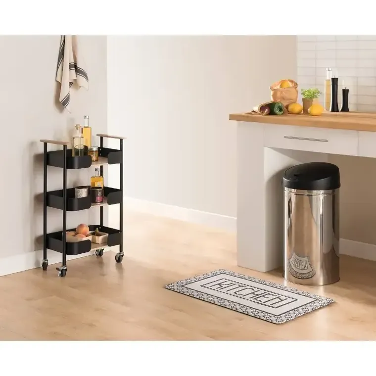 5five Simply Smart, automatyczny kosz na śmieci, stal nierdzewna, 42l