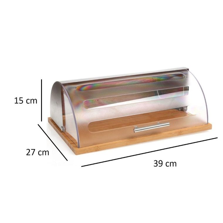 5five Simply Smart, bambusowy chlebak, 39-27-15 cm