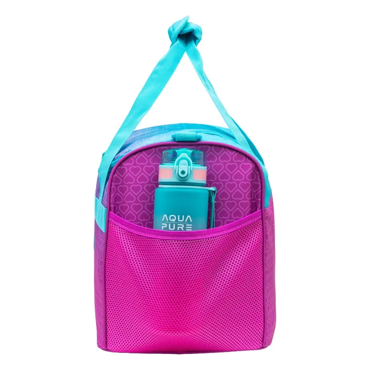 Abag, torba sportowa, hexagon mint ombre
