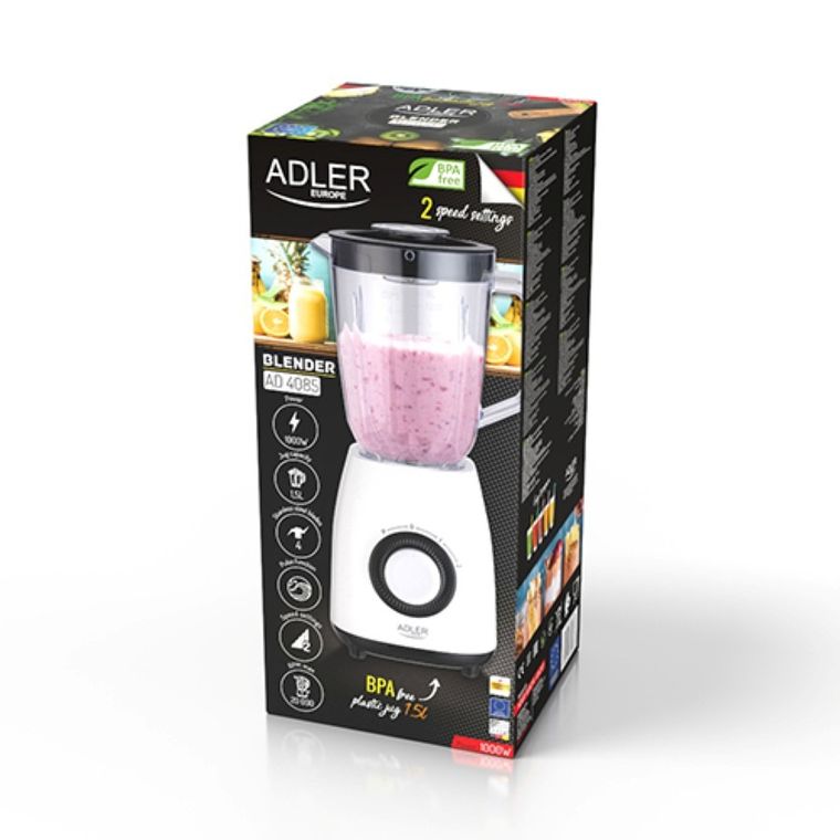 Adler, blender kielichowy, AD 4085, 1,5l