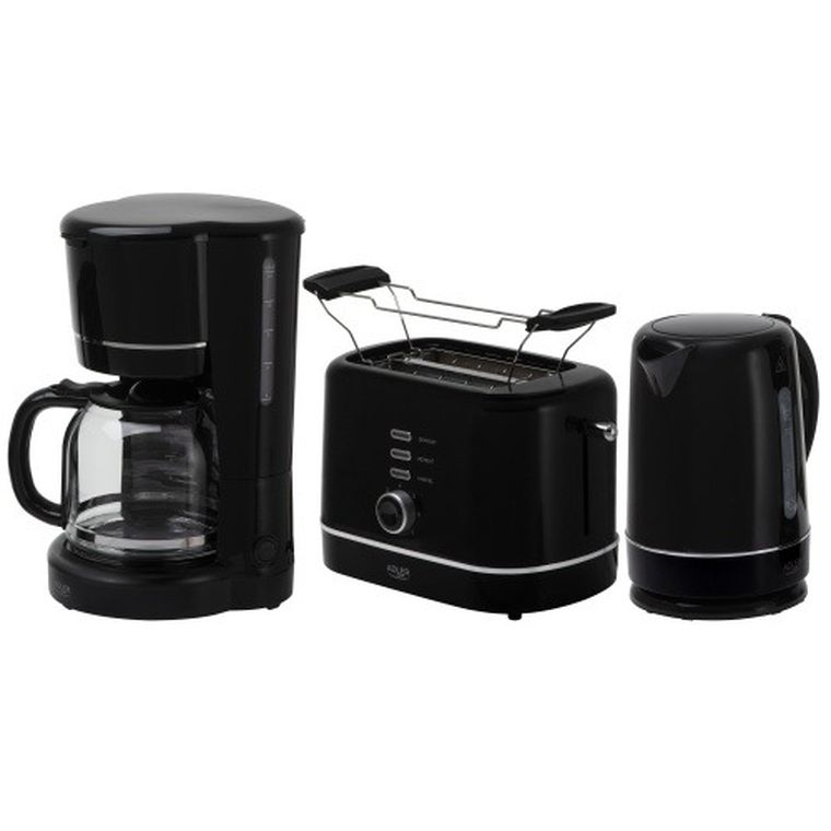 Adler, czajnik elektryczny z filtrem, czarny, 1,7l