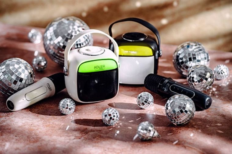 Adler, głośnik do karaoke z mikrofonem