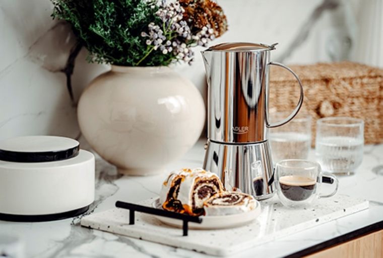 Adler, kawiarka, zaparzacz do kawy espresso, 620 ml