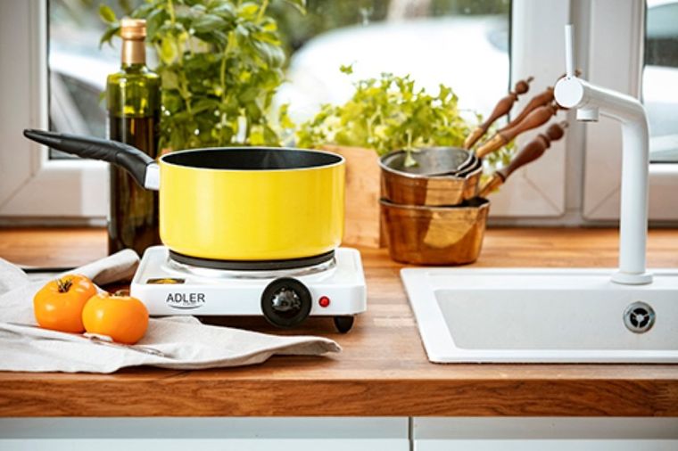 Adler, kuchenka elektryczna jednopalnikowa, 1500W, AD 6503