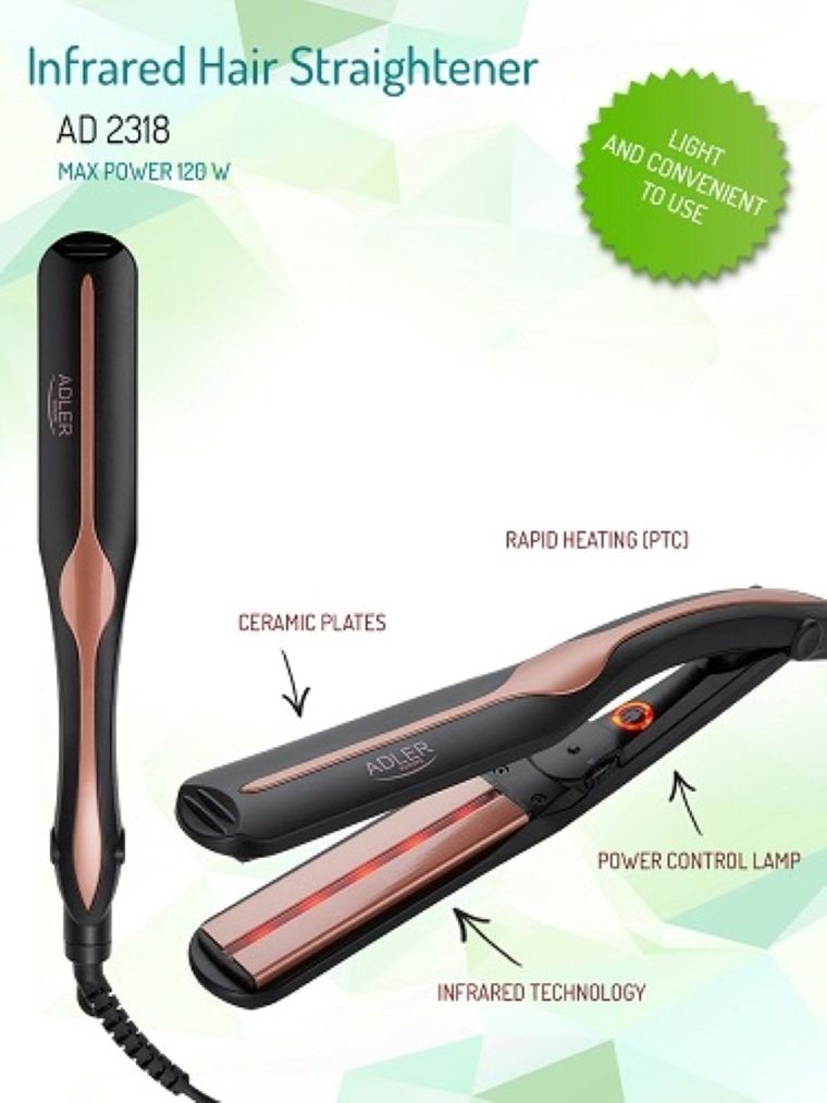 Adler, prostownica na podczerwień