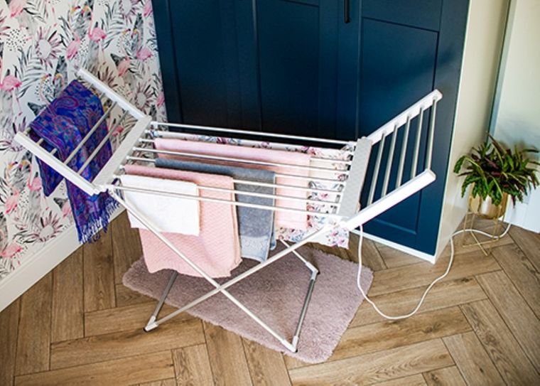 Adler, składana elektryczna suszarka do ubrań, AD 7821