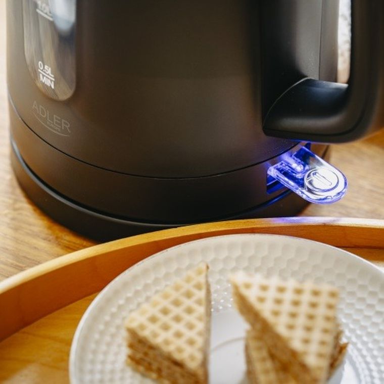 Adler, Strix, czajnik elektryczny, czarny, 1,7l