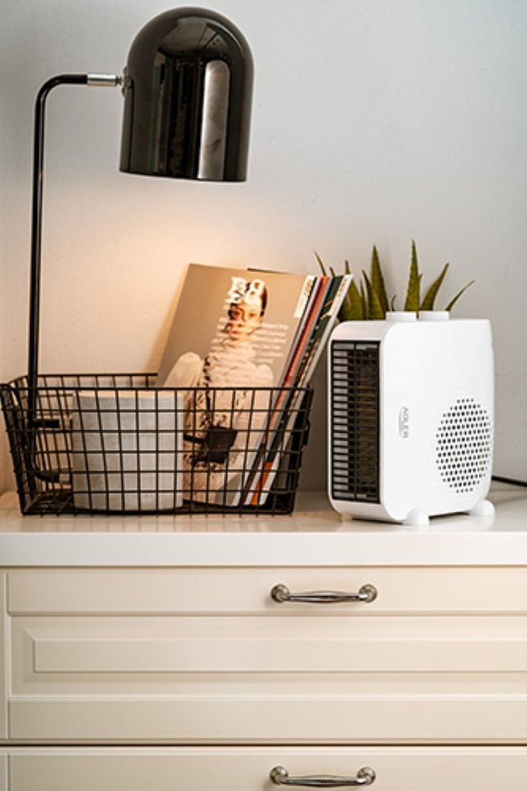 Adler, termowentylator, AD 7725, biały