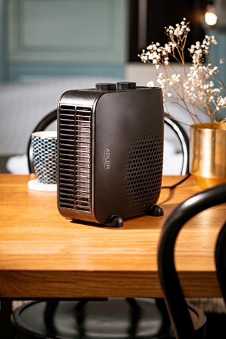 Adler, termowentylator, AD 7725, czarny