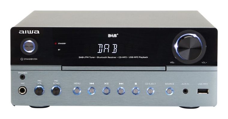 Aiwa, MSBTU-700DAB, wieża, 2-25W, czarna