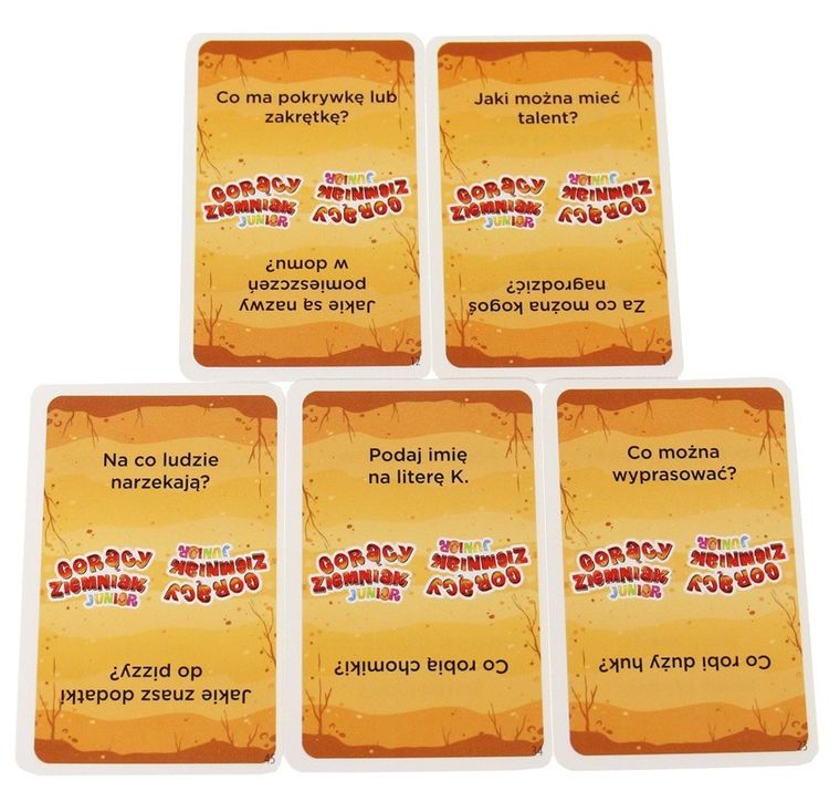 Alexander, Gorący ziemniak junior, gra familijna