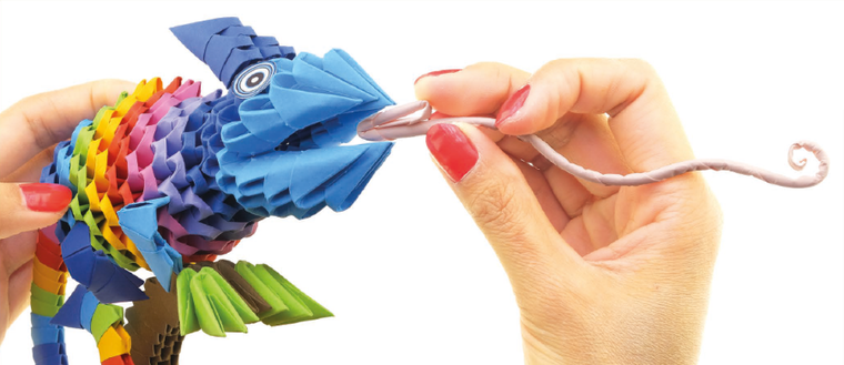 Alexander, Origami 3D, Kameleon, zestaw kreatywny
