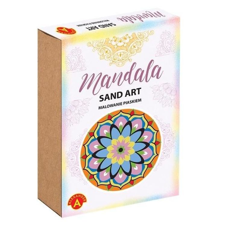 Alexander, Sand Art, Mandala, malowanie piaskiem