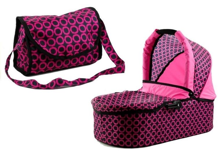 Alice, głęboki wózek dla lalek z funkcją spacerówki, 2w1