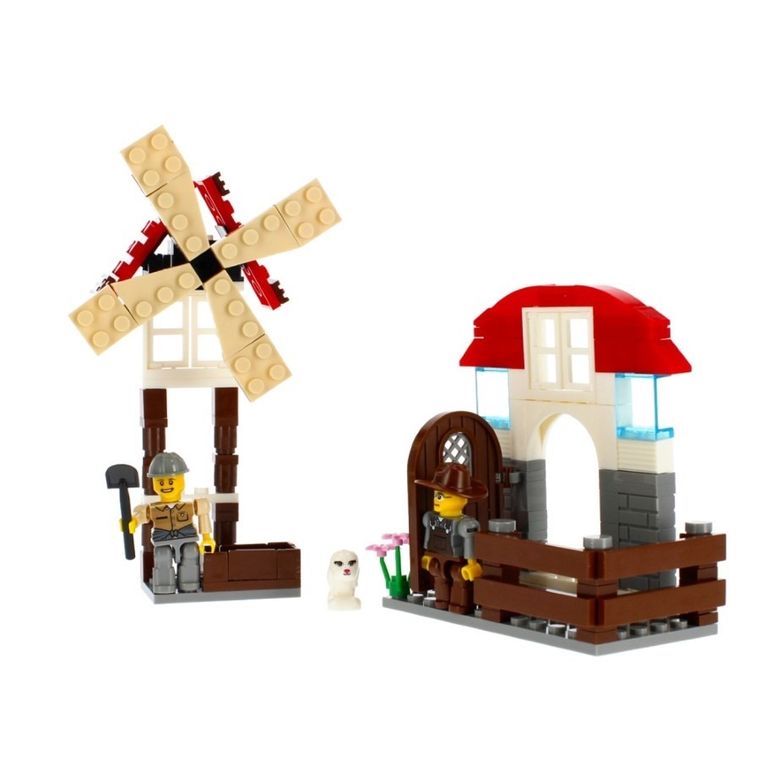 Alleblox, farma, klocki konstrukcyjne, 183 elementy