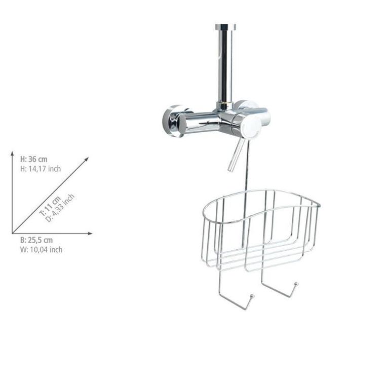 Allstar, Martos, organizer pod prysznic do montażu na baterii