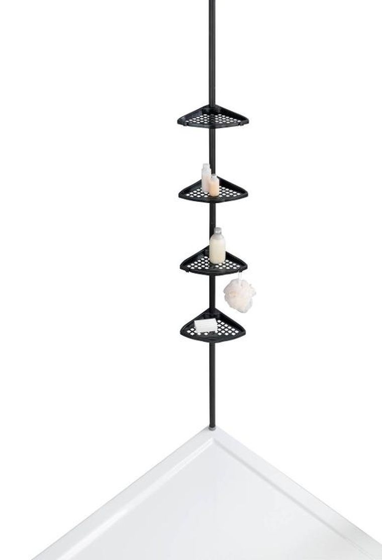 Allstar, metalowa półka pod prysznic z regulowaną wysokością, Allstar