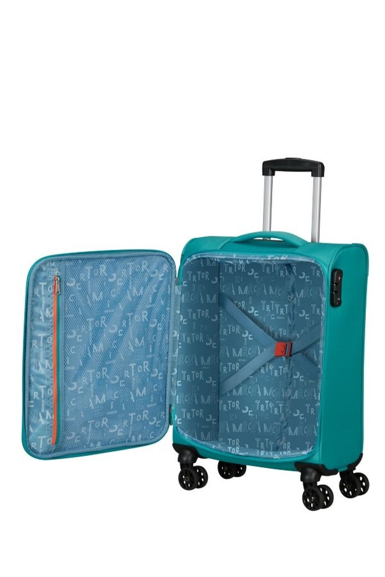 American Tourister, Sea Seeker Spinner, walizka, aqua green, 55-20-40 cm