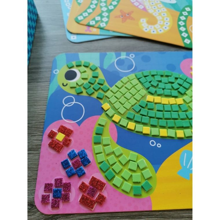 Apli Kids, zestaw artystyczny, mozaika, konik morski