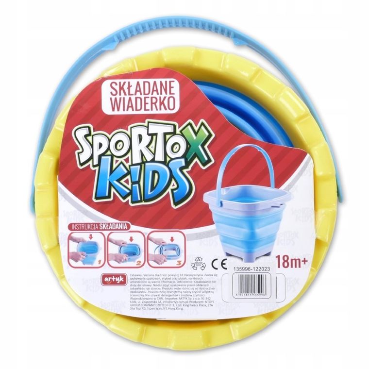 Artyk, Sportox Kids, składane wiaderko do piasku