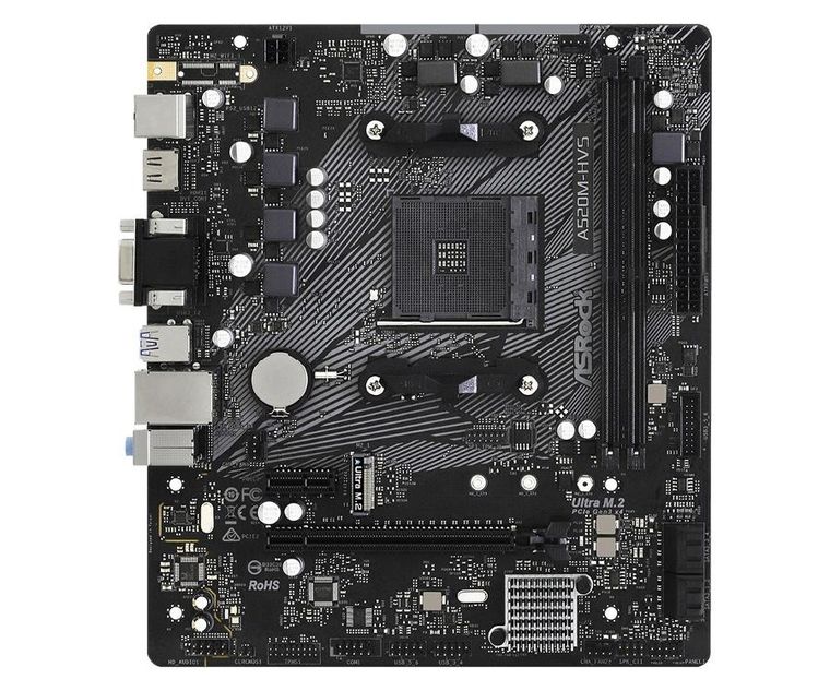 Asrock, płyta główna, A520M-HVS AM4 2DDR4 HDMI/VGA M.2 mATX