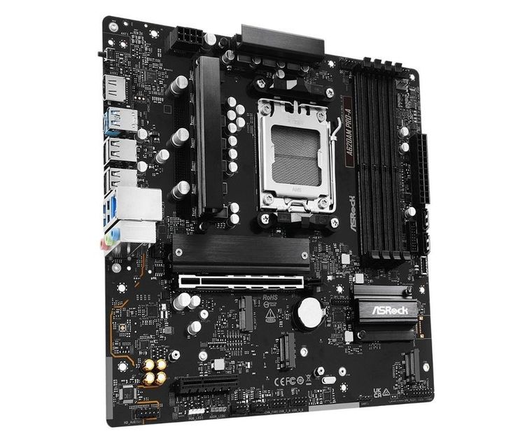 Asrock, płyta główna, A620AM PRO-A AM5 4DDR5 HDMI M.2 mATX